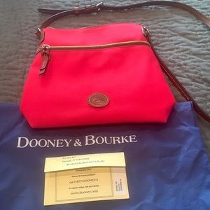 Dooney and Bourke cross body nylon bag.